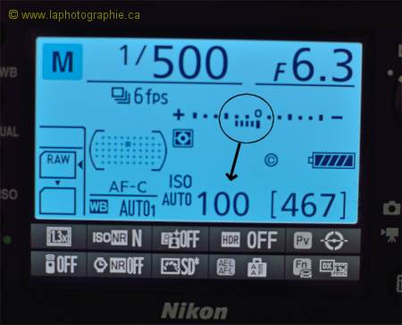 L'auto-ISO surexpose une fois � la sensibilit� minimale