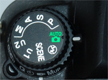 Photo du s�lecteur de modes de l'appareil photo