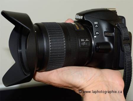 Photo d'un appareil photo Nikon D3200