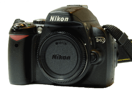 Photo d'un appareil photo num�rique Nikon D40
