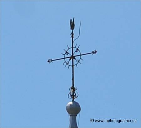 Photographie du paratonnerre du clocher d'�glise